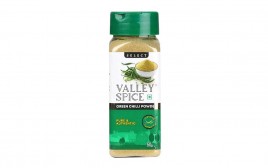 Valley Spice Green Chilli Powder   Plastic Bottle  50 grams